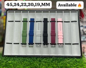 Classic Watch Belt Plain Premium  With Steel Lock (Mix Colours)